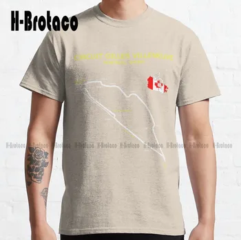 Krog Gilles Villeneuve| Odlično Darilo Klasičnih T-Shirt za Moške Majice Xs-5Xl Dihanje Bombaž Ustvarjalne Smešno Tee Unisex